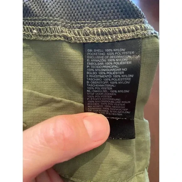 The North Face Men's Flat Front Green Kelp Adventure Shorts Size 36 - Picture 7 of 10